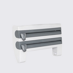 3-in-1 Wall Kitchen Roll Holder with Upgraded Magnetic Suction Cup – Perfect for Foil, Cling Film & Aluminum Foil Dispensing