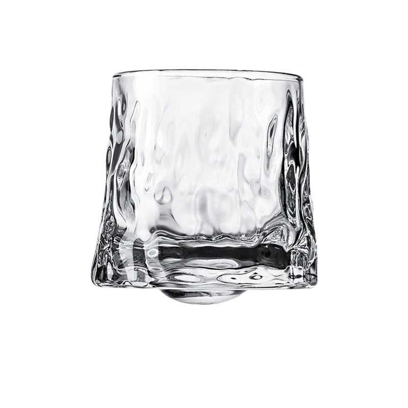 Hand-Drawn Rotating Glass Cups – Multi-Purpose Nordic Style Whiskey Glasses (270ml)
