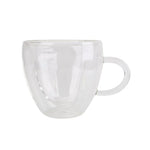 Heart-Shaped Double Layer Glass Mug – 180ml / 240ml Heat-Resistant Cup for Coffee, Tea, Juice & More