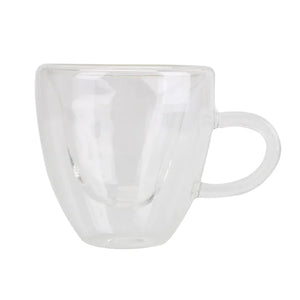 Heart-Shaped Double Layer Glass Mug – 180ml / 240ml Heat-Resistant Cup for Coffee, Tea, Juice & More