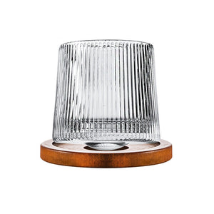 Hand-Drawn Rotating Glass Cups – Multi-Purpose Nordic Style Whiskey Glasses (270ml)