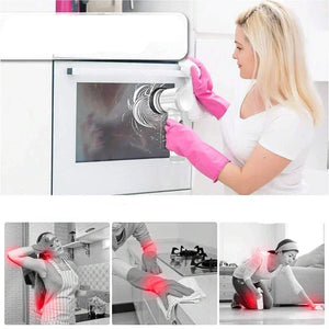 Livoya™ D.E300 Electric Spin Scrubber – 5-in-1 Bathroom Cleaning Brush with 5 Replaceable Heads & Type-C Charging