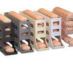 Livoya™ Automatic Rolling Egg Storage Box – Large Capacity, Slim Design for Refrigerator & Kitchen