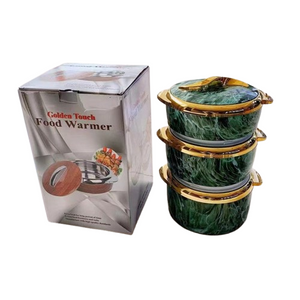 3-Piece Insulated Food Container Set (1.5L, 2L, 2.5L) - Ideal for Ramadan Celebrations, Weddings, Family Gatherings & More