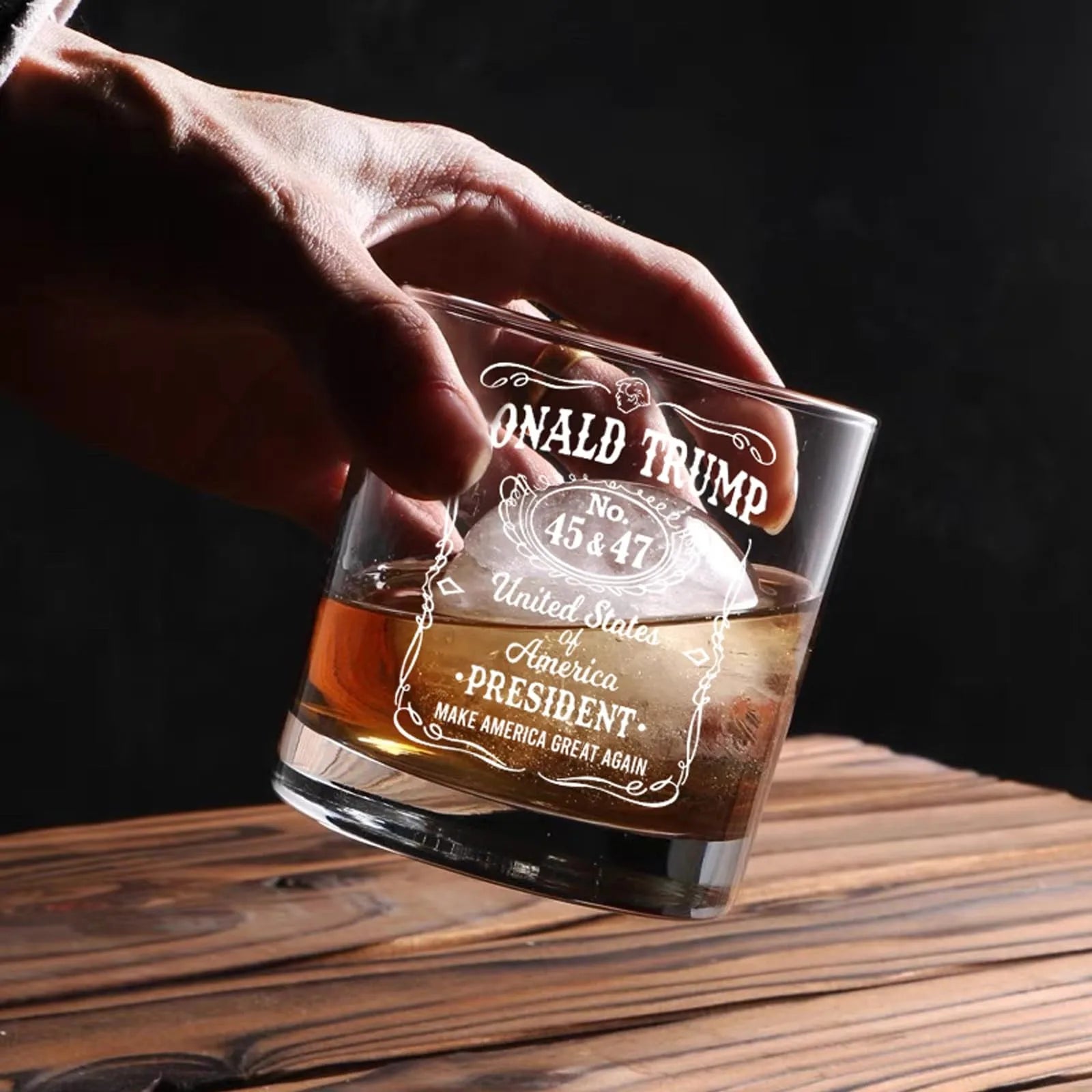 Livoya™ Retro Transparent Whiskey Glass – 300ml Luxury Tumbler for Beer, Wine & Spirits