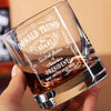 Livoya™ Retro Transparent Whiskey Glass – 300ml Luxury Tumbler for Beer, Wine & Spirits