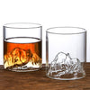 Mountain Viewing Glass Cup – China-Chic Fuji-Inspired Transparent Tea & Water Cup (Heat Resistant, Handle-Free)