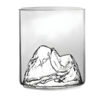 Mountain Viewing Glass Cup – China-Chic Fuji-Inspired Transparent Tea & Water Cup (Heat Resistant, Handle-Free)