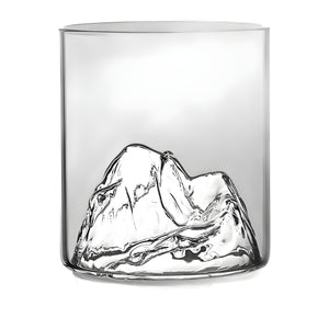 Mountain Viewing Glass Cup – China-Chic Fuji-Inspired Transparent Tea & Water Cup (Heat Resistant, Handle-Free)