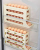 Livoya™ Automatic Rolling Egg Storage Box – Large Capacity, Slim Design for Refrigerator & Kitchen