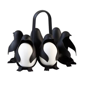 . Penguin-Shaped Egg Cooker – Cute Multifunctional Silicone Egg Boiler & Fridge Storage Holder