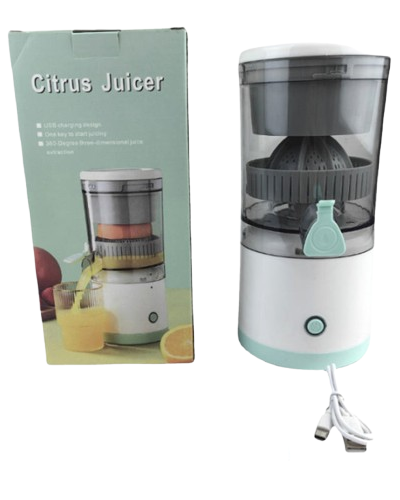 USB Rechargeable Portable Slow Juicer – Electric Mini Blender for Citrus & Soft Fruits