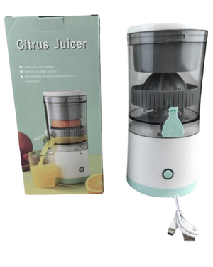 USB Rechargeable Portable Slow Juicer – Electric Mini Blender for Citrus & Soft Fruits