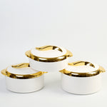 3-Piece Insulated Food Container Set (1.5L, 2L, 2.5L) - Ideal for Ramadan Celebrations, Weddings, Family Gatherings & More