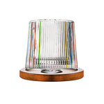 Hand-Drawn Rotating Glass Cups – Multi-Purpose Nordic Style Whiskey Glasses (270ml)